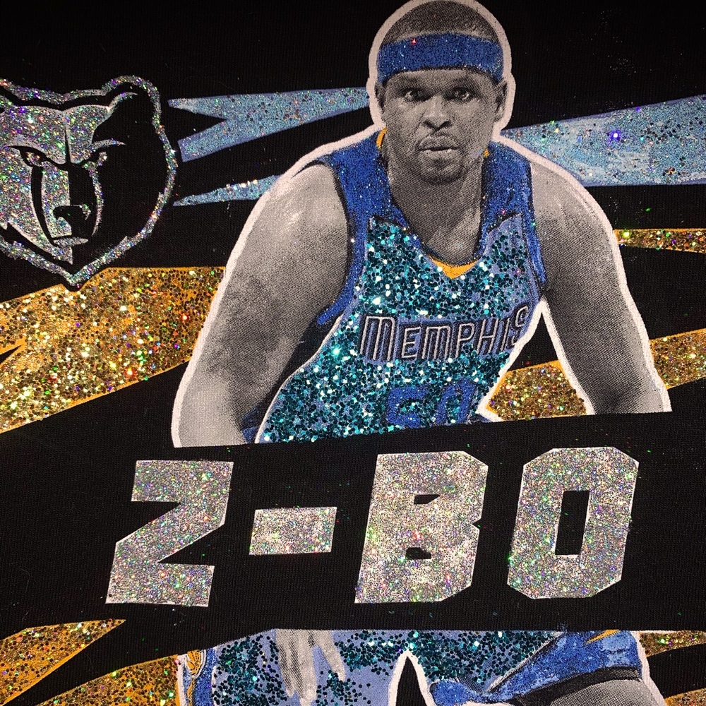 Glitter Memphis Grizzlies Z-Bo Shirt